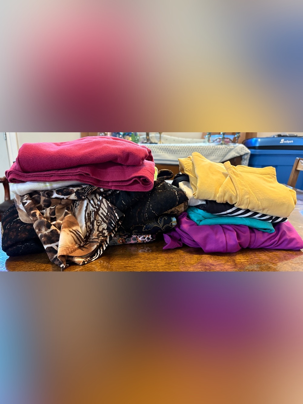 Mixed Women's Tops Stack - Pink, Black, Yellow, Purple